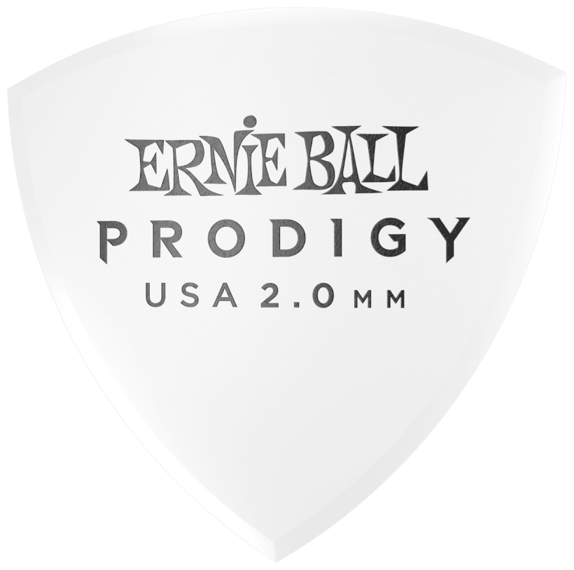 Ernie Ball 9338 Компл. медиаторов. Prodigy/2mm/Белые/6шт/цена за комплект