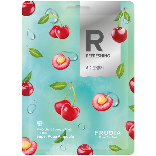 FRUDIA Разглаживающая маска для лица с вишней Frudia My Orchard Squeeze Mask Cherry, 3 шт.