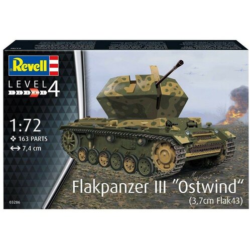 Revell Flakpanzer III Ostwind (03286) 1:72 03286 revell германская сзу flakpanzer iii ostwind 3 7 cm flak 43 1 72