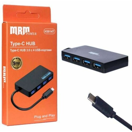 USB разветвитель на 4 порта HUB USB30 Type-C 57900₽