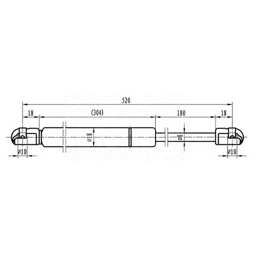 Mapco 91520 газовая пружина крышка багажник