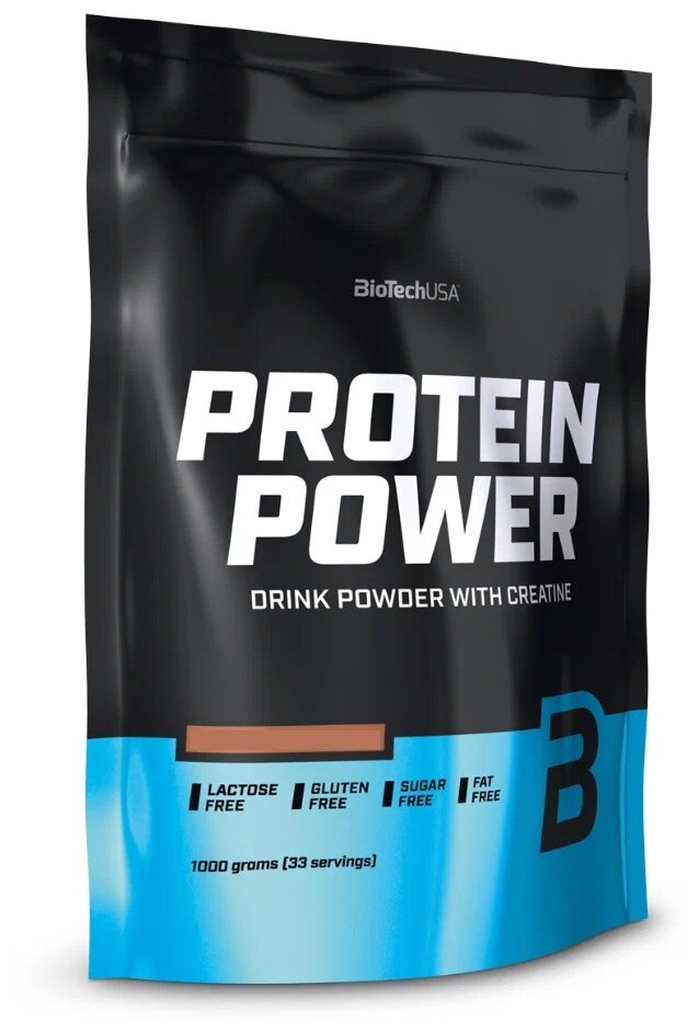 BioTechUSA Protein Power 1000 гр., клубника-банан