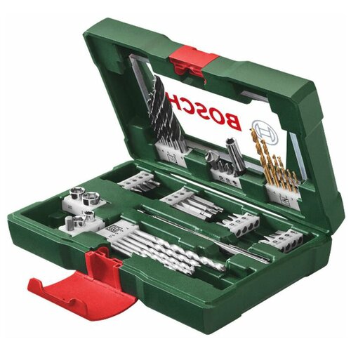 Набор оснастки BOSCH 2 607 017 303, 48 предм., зеленый