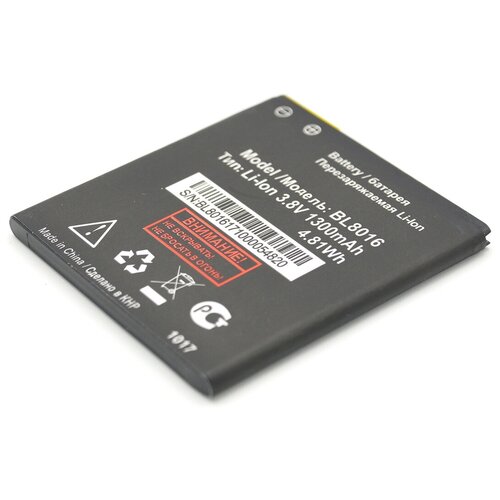 фото Аккумулятор bl8016 для fly fs408 contemporary amperex technology