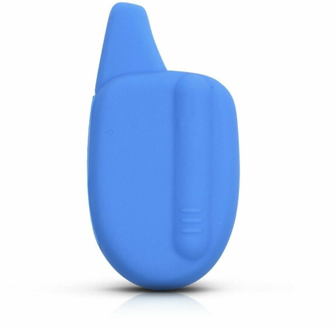 Силиконовый чехол подходит для брелока ( пульта ) Scher-Khan Magicar 7 8 9 10 11 12, M100AS Шерхан магикар, цвет синий