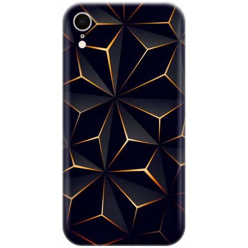 фото Re:pa накладка transparent для apple iphone xr с принтом "графитовый узор"