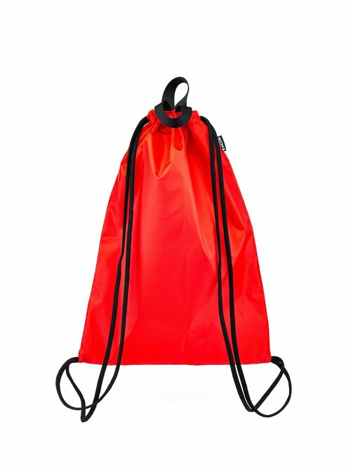 Мешок для обуви, Рюкзак для спорта универсальный с двумя отделениями 470x330 мм (оксфорд 210, красный), Tplus