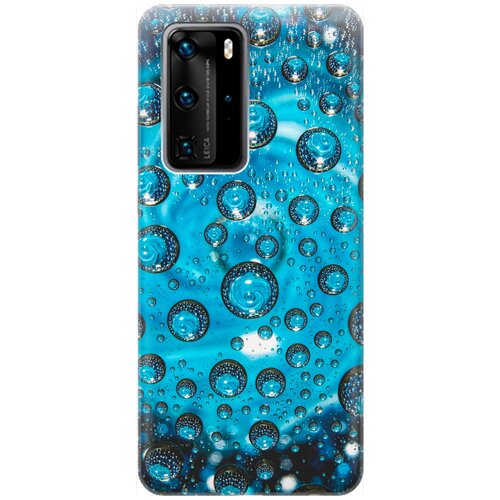 RE: PA Накладка Transparent для Huawei P40 Pro с принтом Голубые капли re pa накладка transparent для honor 30 pro с принтом голубые капли