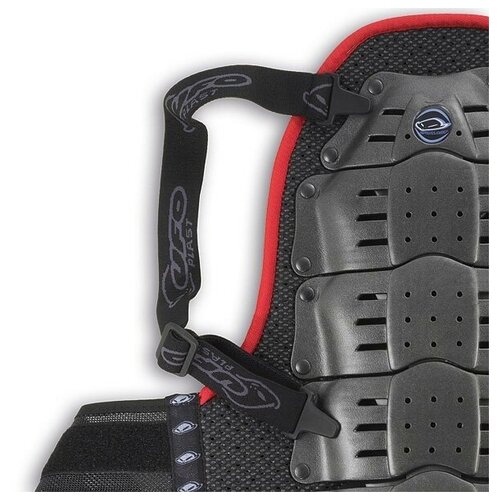 Защита спины NIDECKER 2022-23 Back Support With Body Belt (< Mt. 1,55) Black/Red