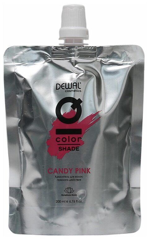 Прямой краситель IQ COLOR SHADE CANDY PINK, 200 мл DEWAL Cosmetics MR-DCPINK