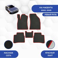 Комплект Ева ковриков SaVakS для Kia Magentis 2000-2006 С левым рулем / Киа Маджентис 2000-2006 / Авто / Аксессуары / Ева / Эва