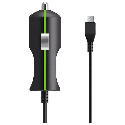 VER АЗУ SlimLine 2.1A microUSB black