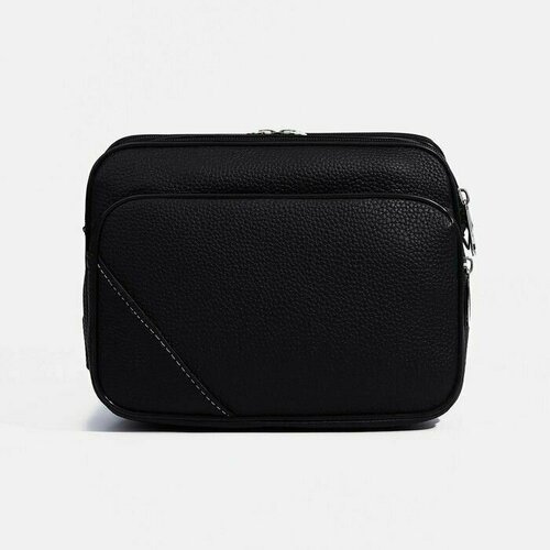 Сумка планшет , черный сумка спортивная отдел на молнии наружный карман длинный ремень цвет чёрный