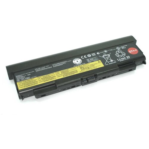 фото Аккумуляторная батарея для ноутбука lenovo t440p (45n1160 57++) 100wh черная oem
