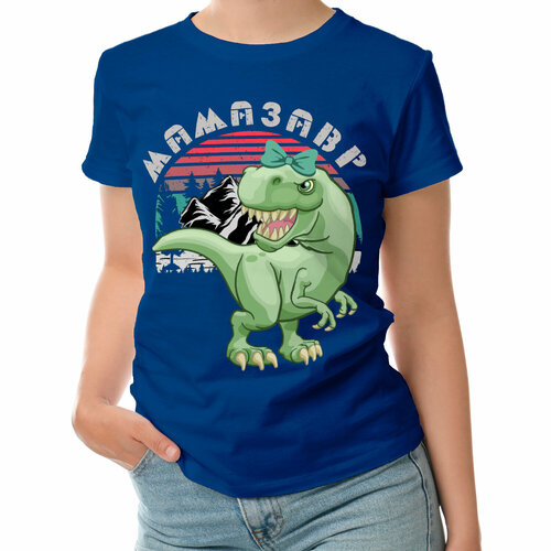 фото Футболка roly, размер l, синий