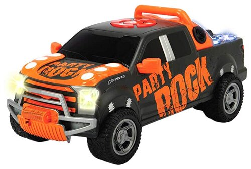 Внедорожник Dickie Toys Ford F-150 Party Rock (3765003), 29 см, черный/оранжевый