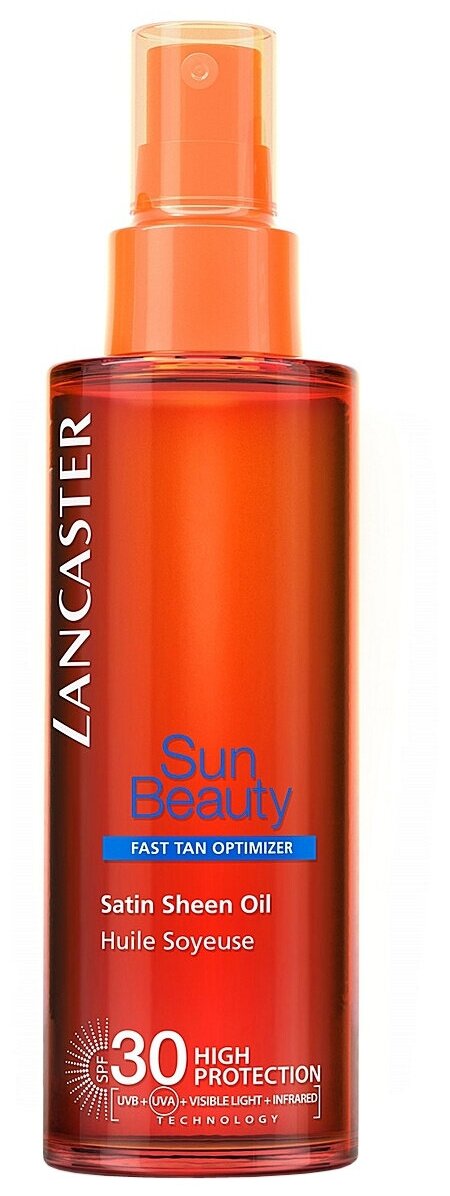 Lancaster Lancaster Sun Beauty шелковистое масло быстрый загар SPF 30, 150 мл