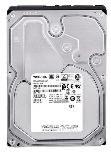 Toshiba 8TB HDD Server MG08ADA800E