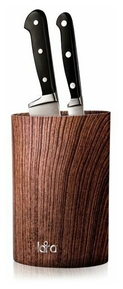 Подставка для ножей универсальная овальная Soft touch LR05-101 LARA Wood
