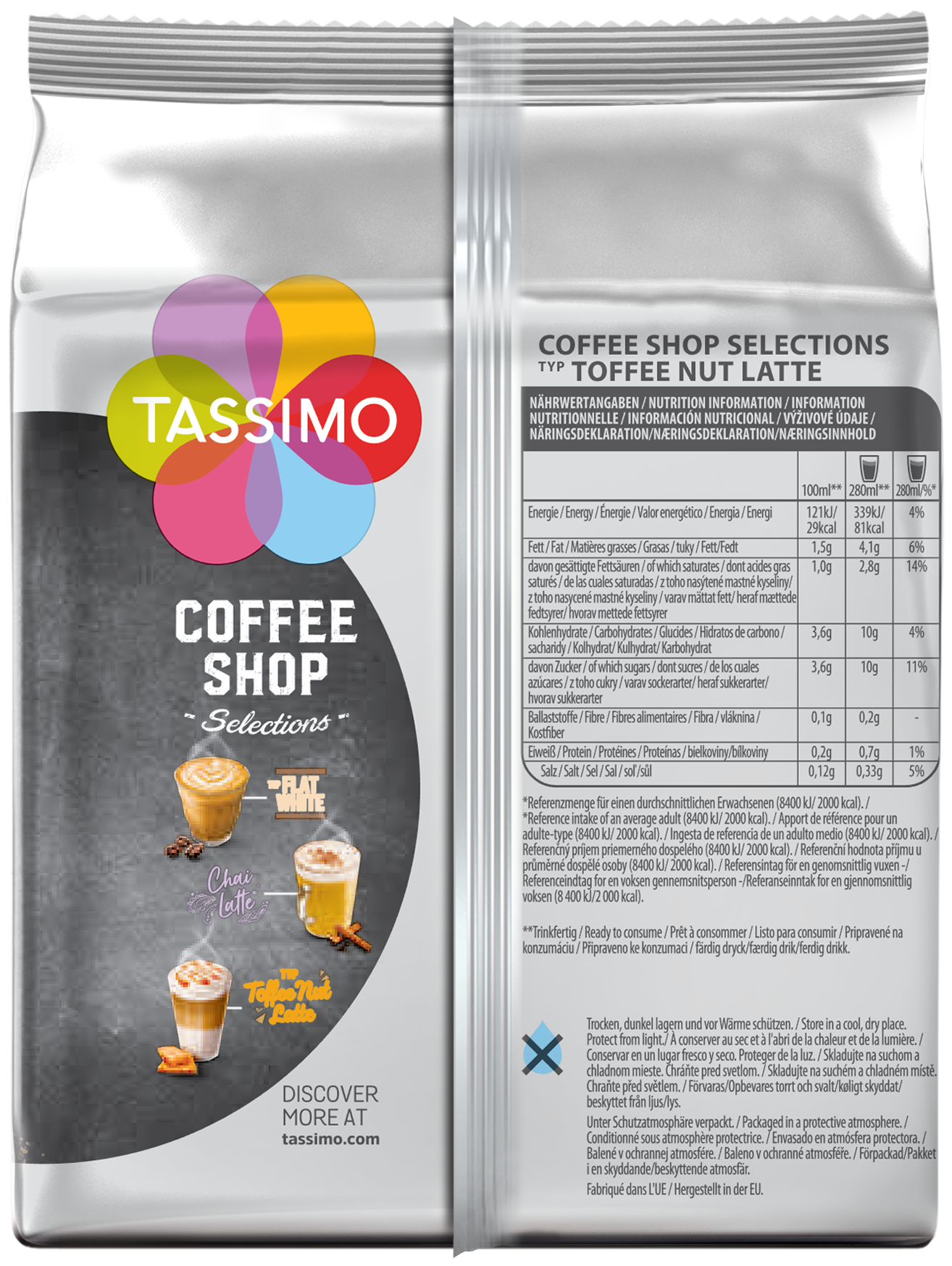 Кофейный напиток TASSIMO TOFFEE NUT LATTE, 268 г - фотография № 2