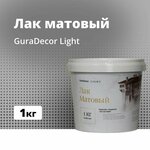 Лак Матовый GuraDecor LIGHT, 1 кг - изображение