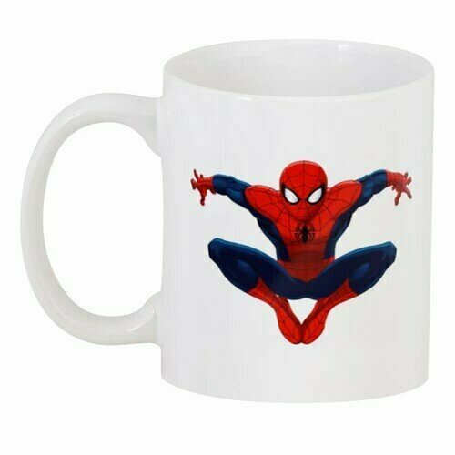 Кружка, пиала, чашка, стакан, супница человек паук, spider men, супер герой, супергерой.