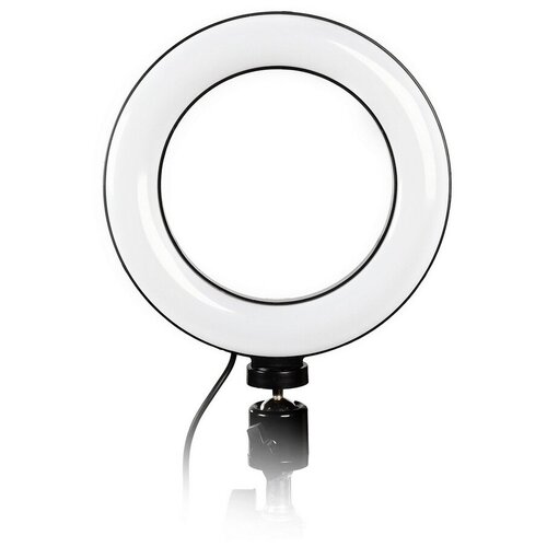 Кольцевая светодиодная лампа SmartBuy 16 см с держателем для телефона для фотовидео съемки 51300₽