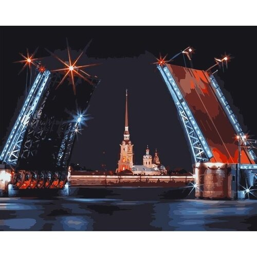 Санкт Петербург Дворцовый мост 40х50