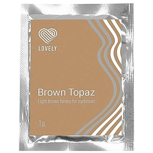 Lovely     1 , Brown Topaz, 1 , 1 