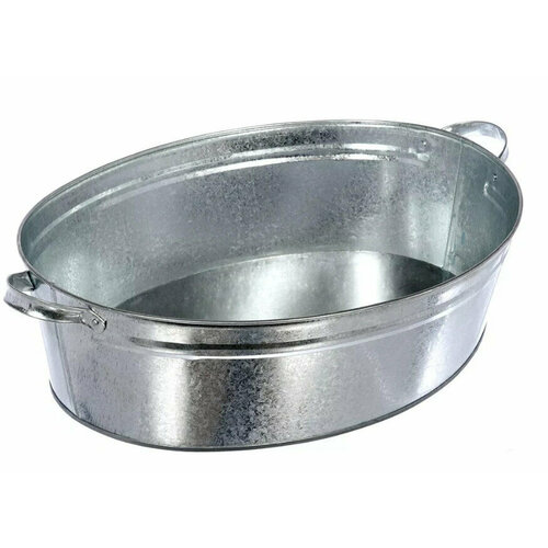 Таз оцинкованный 23л овальный