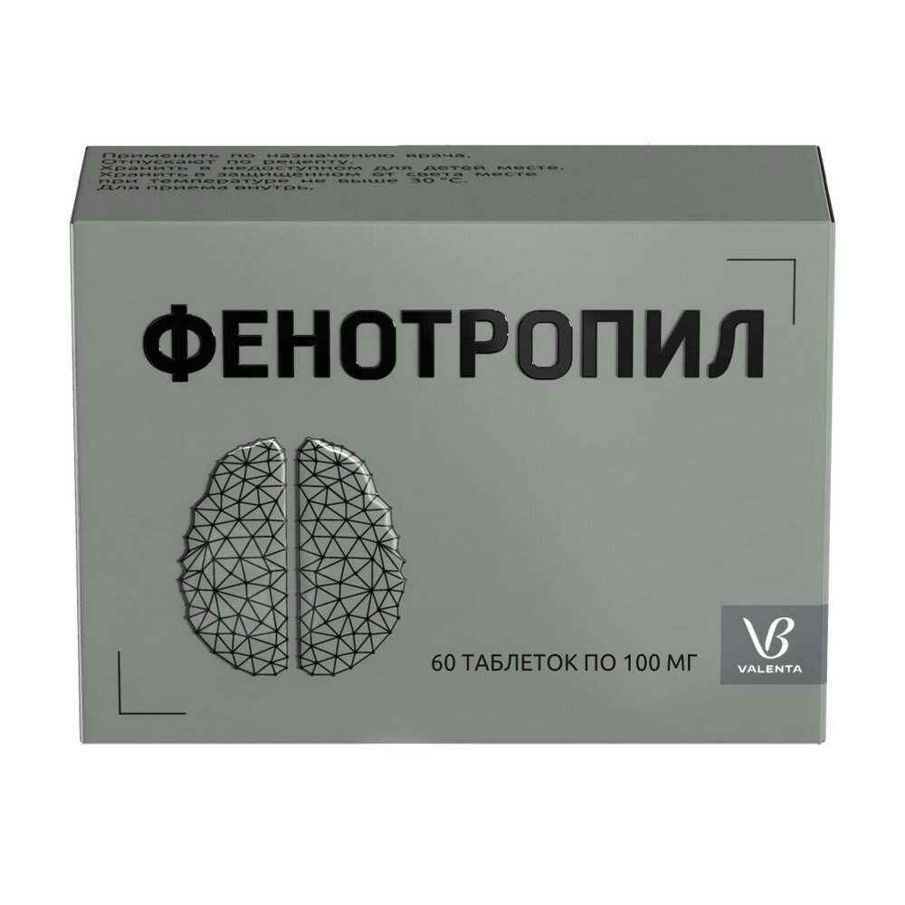 Фенотропил таб., 100 мг, 60 шт.