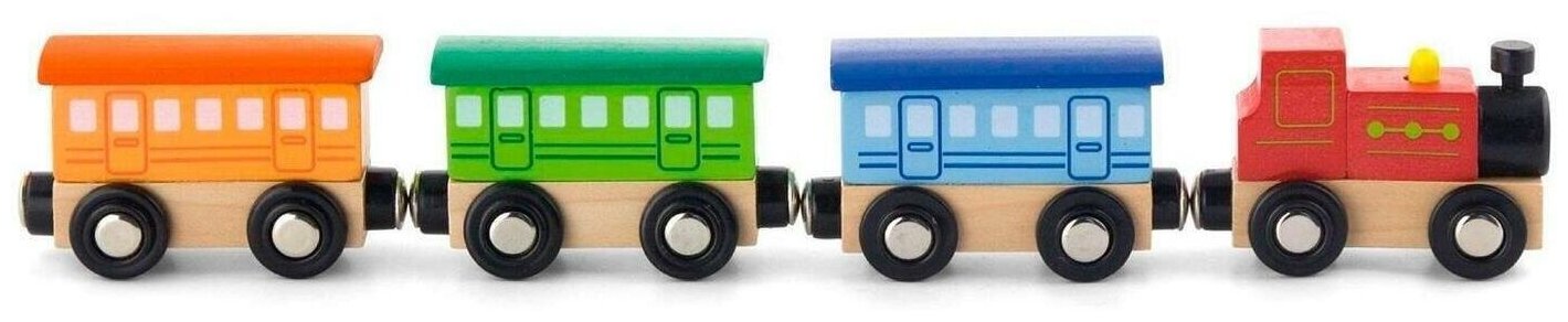 Игровой набор к железной дороге Viga Toys Поезд (50819) - фото №1