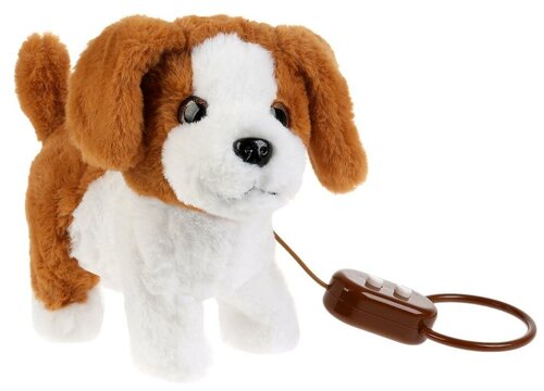 Интерактивная мягкая игрушка Мой питомец щенок Салли, коричневый/белый