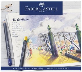 Faber-Castell Карандаши цветные Goldfaber, 48 цветов (114748)