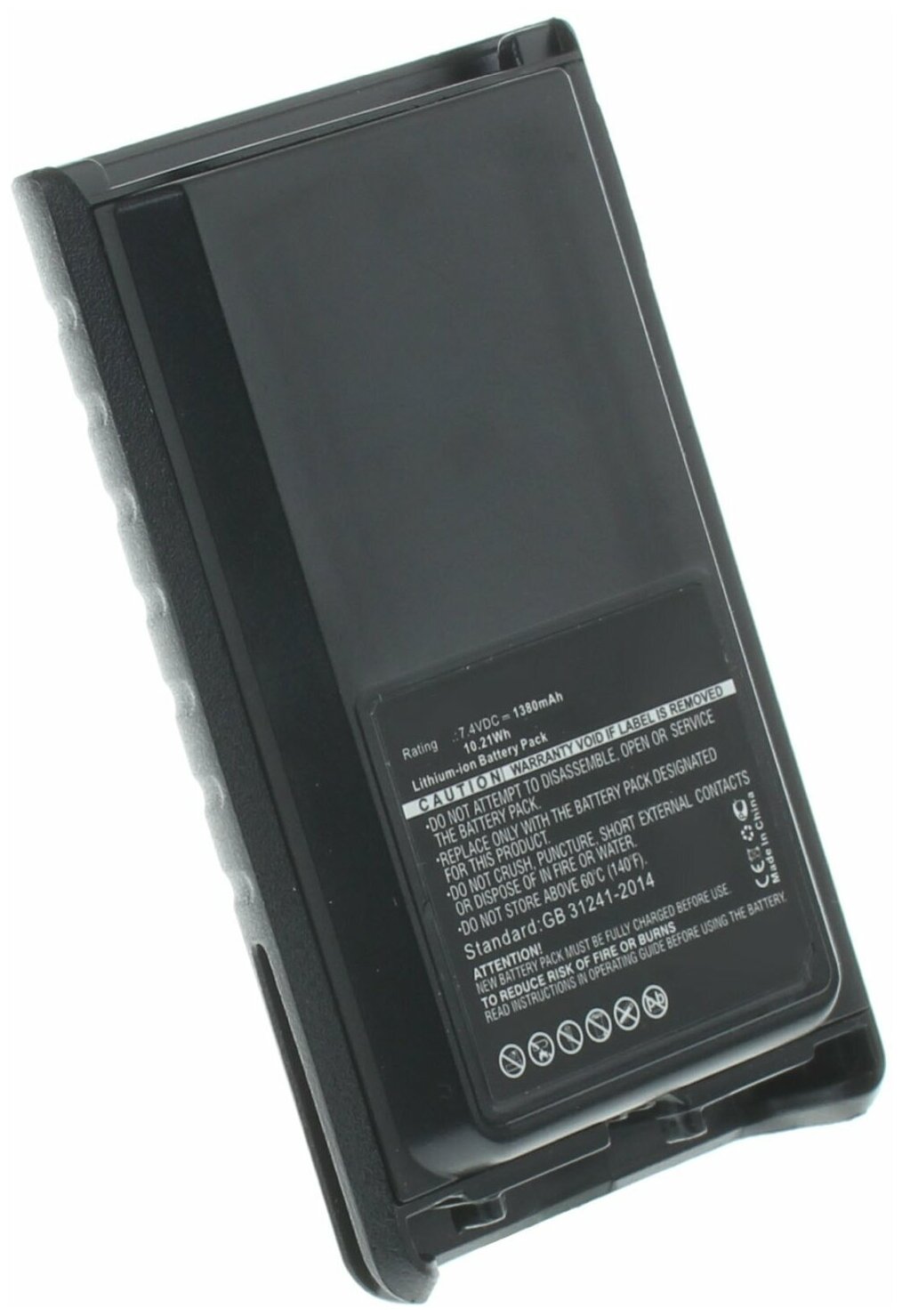 Аккумулятор iBatt iB-B1-M5238 1380mAh для Vertex, YAESU FNB-V104LI, FNB-V104, FNB-V132Li, FNB-V103LI, FNB-V131Li,