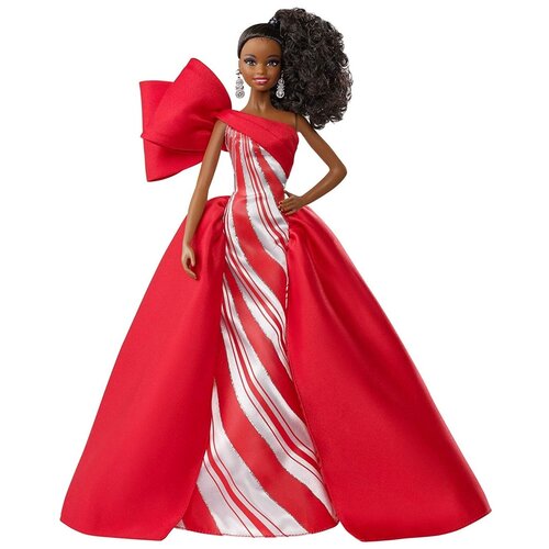 Кукла Barbie Праздничная 2019 Брюнетка, FXF02