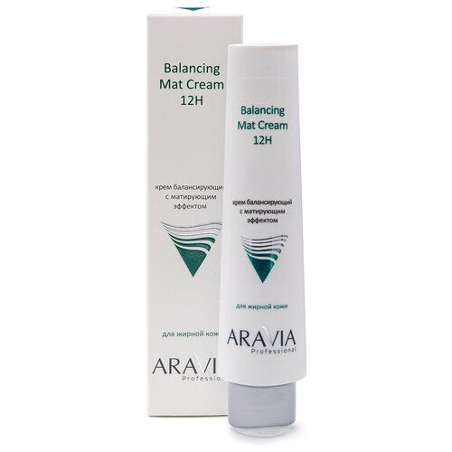 Купить ARAVIA Professional Крем для лица балансирующий с матирующим эффектом Balancing Mat Cream 12H, 100 мл