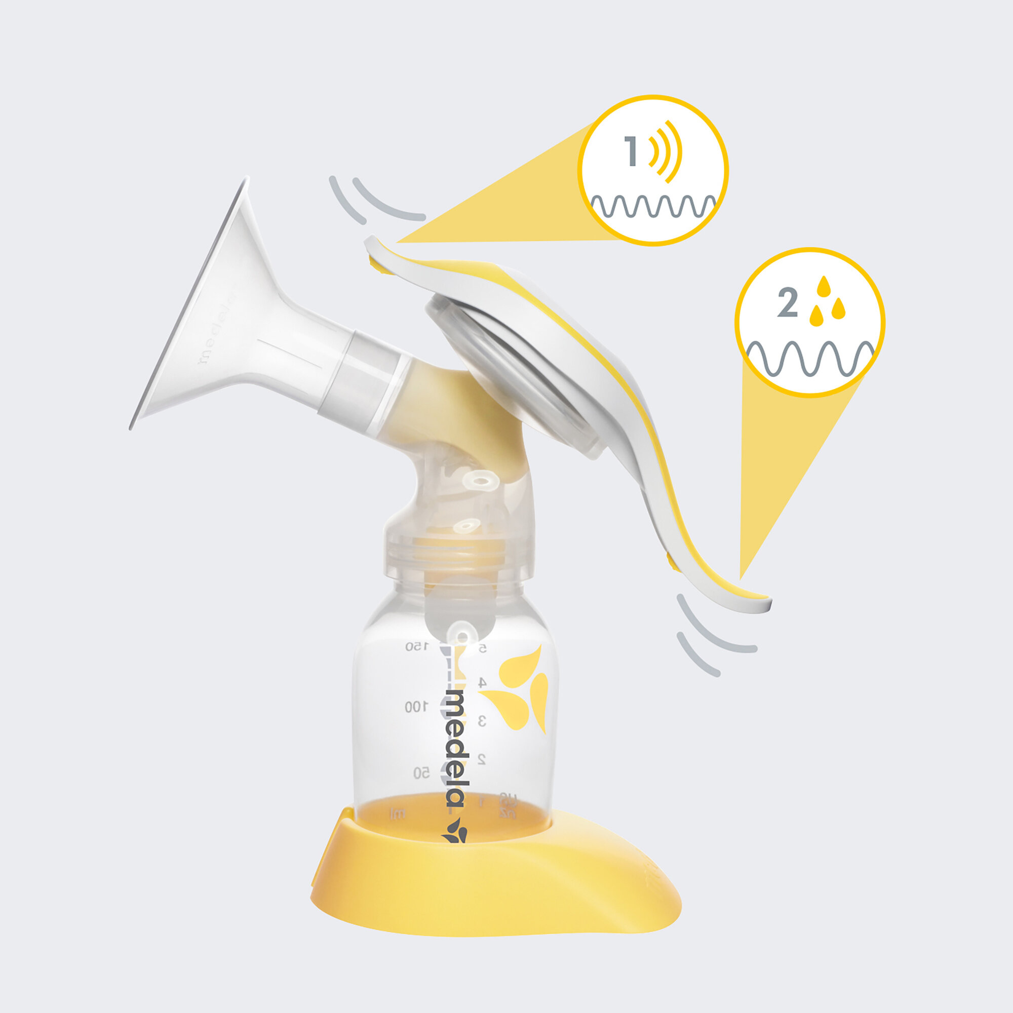 Медела Молокоотсос ручной Хармони Бейсик Двухфазный Medela - фото №19