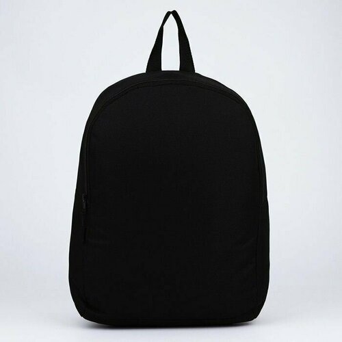 Рюкзак текстильный , 38х14х27 см, цвет черный