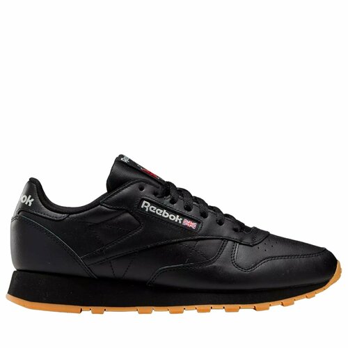 фото Кроссовки reebok classic leather classic leather, демисезон/лето, повседневные, натуральная кожа, размер 44.5 eu, черный