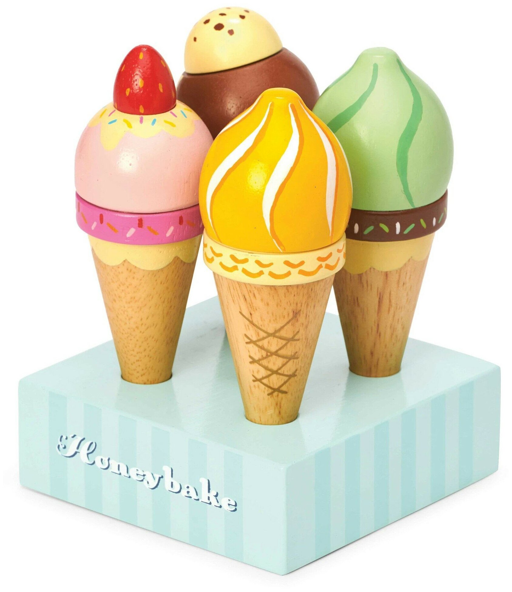 Le Toy Van Игрушечная еда "Фруктовое мороженое в рожке" - фото №1