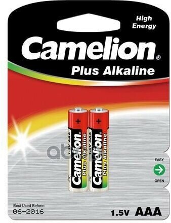 Батарейка Aaa Lr03 1.5V Блистер 2Шт. (Цена За 1Шт.) Alkaline Plus Camelion Camelion арт. LR03BP2