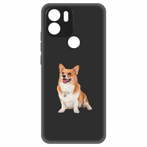 Чехол-накладка Krutoff Soft Case Корги для Xiaomi Poco C51 черный чехол накладка krutoff soft case корги для realme c51 черный