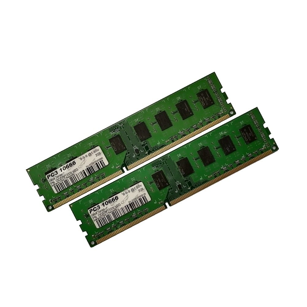 Оперативная память OCZ 2 ГБ DDR3 1333 МГц DIMM CL9 OCZ3V1333LV2G