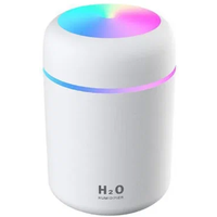 Мини-увлажнитель воздуха H2O Humidifier ночник Аромадиффузор, ультразвуковой, белый