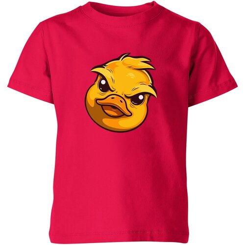 Футболка Us Basic, размер 4, розовый мужская футболка duck злая утка персонаж мультфильмы w b m серый меланж