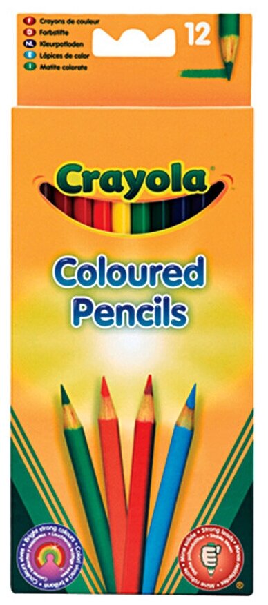 Crayola Цветные карандаши 12 цветов (3612)