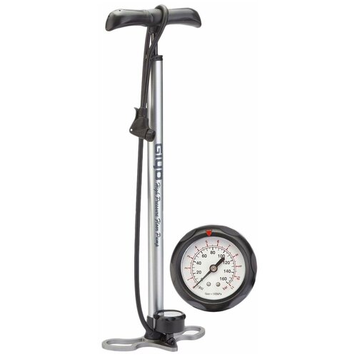 насос напольный giyo gf 94 high volume 29 floor pump Giyo GF-01, алюминий