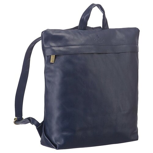 фото Сумка-рюкзак dr.koffer, натуральная кожа, синий