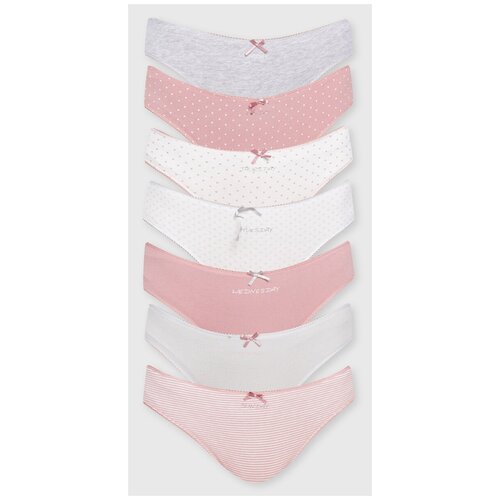 фото Твое набор трусов слипы низкой посадки, 7 шт., размер xs, мультицвет